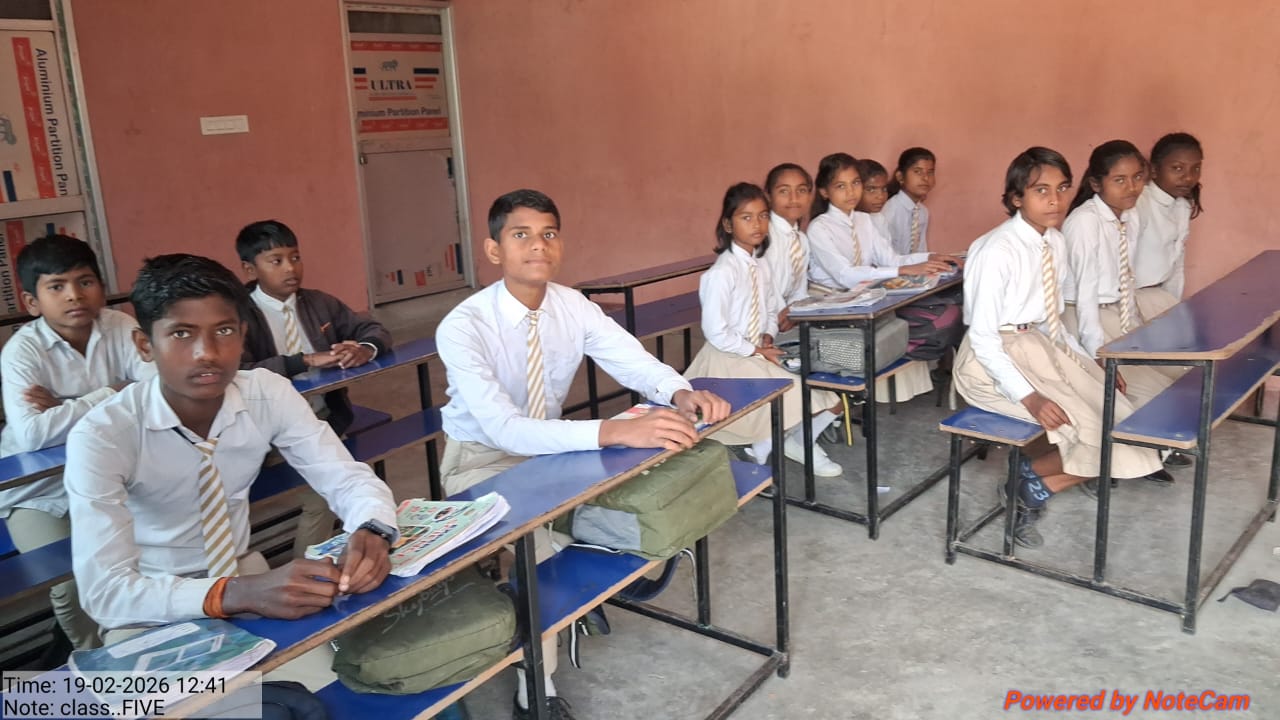 Students learning in classroom